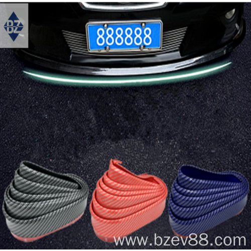 front bumper spoiler Rubber protection strip